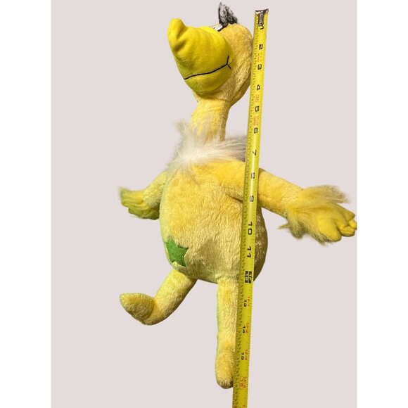 Vintage Kohl’s Cares Dr. Seuss Yellow Sneetches Plush Toy 16" Soft Cuddly Stuff - Picture 8 of 8